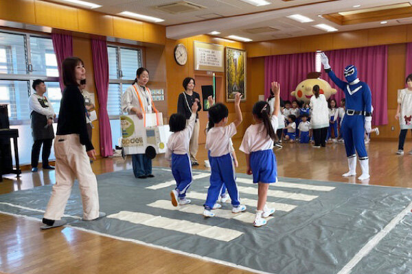 交通安全教室の様子