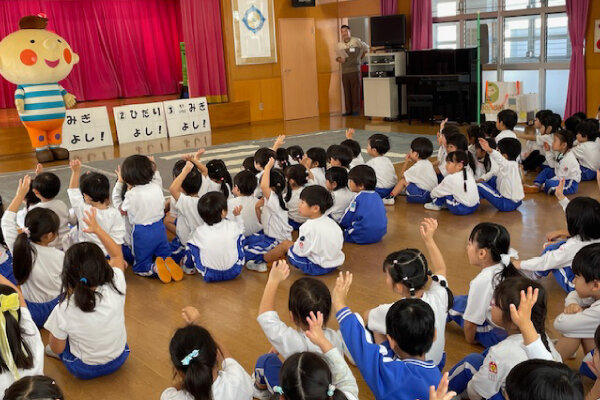 交通安全教室の様子
