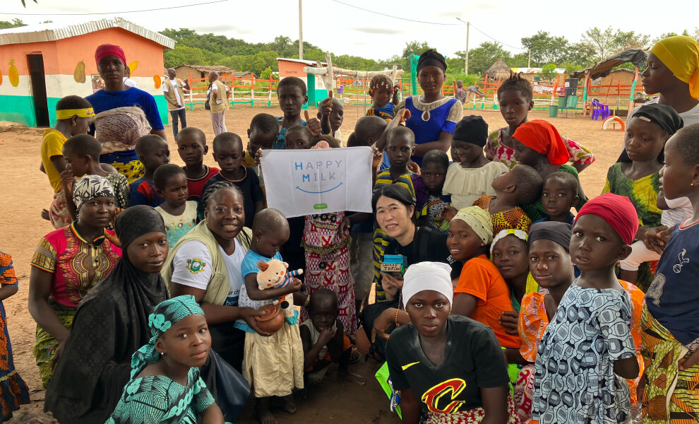 コートジボワール共和国への支援の成果【ハッピーミルクプロジェクト】