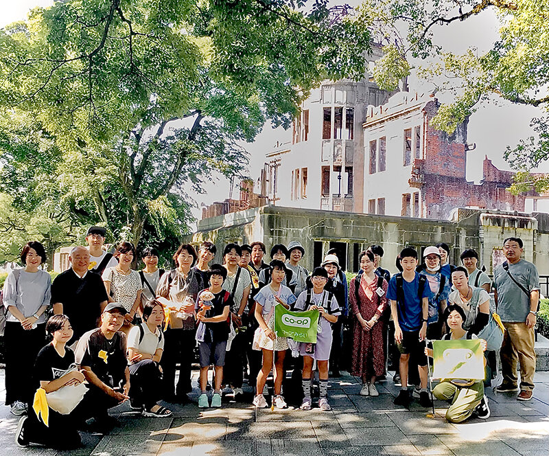 ヒロシマ平和の旅の様子