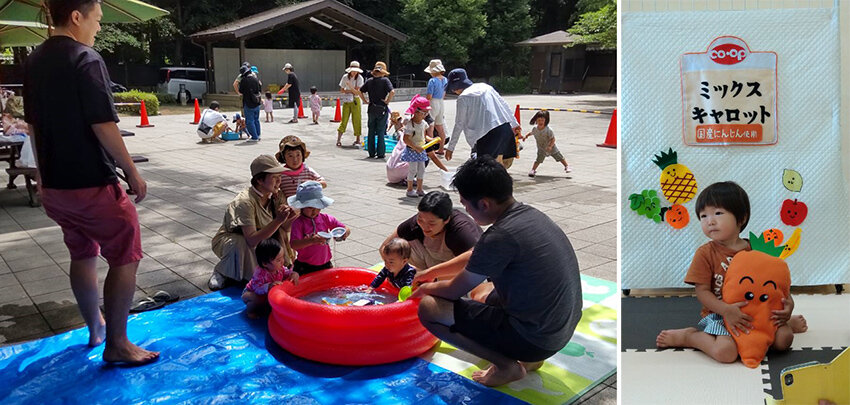 Coccoひろば坂田とプラザ東葛子育て支援連続講座の様子