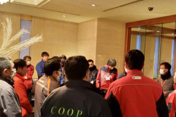 現地で支援をした職員