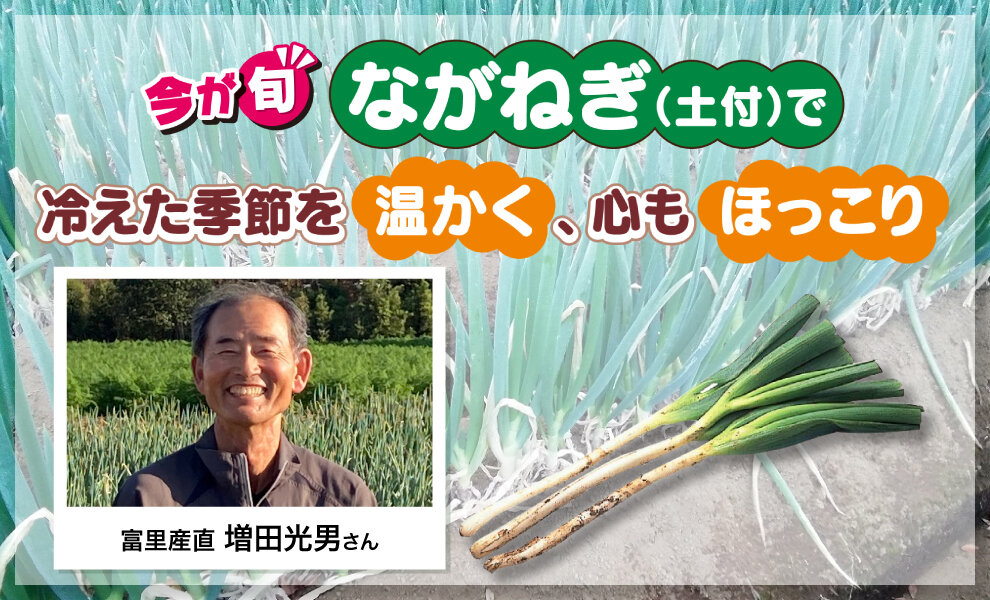 【食育】千葉県の生産者が育てた自慢の野菜を紹介!（6）ながねぎ（土付）
