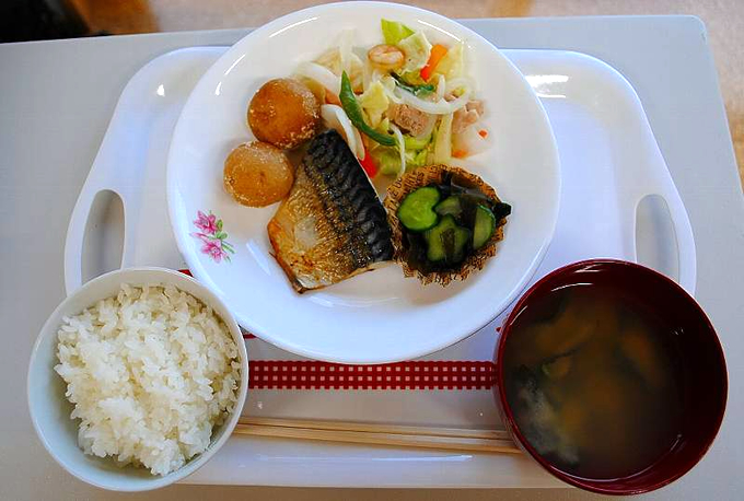 提供される料理の写真