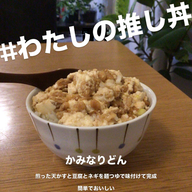 投稿された推し丼の写真