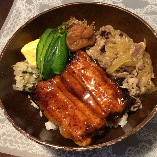 投稿された推し丼の写真