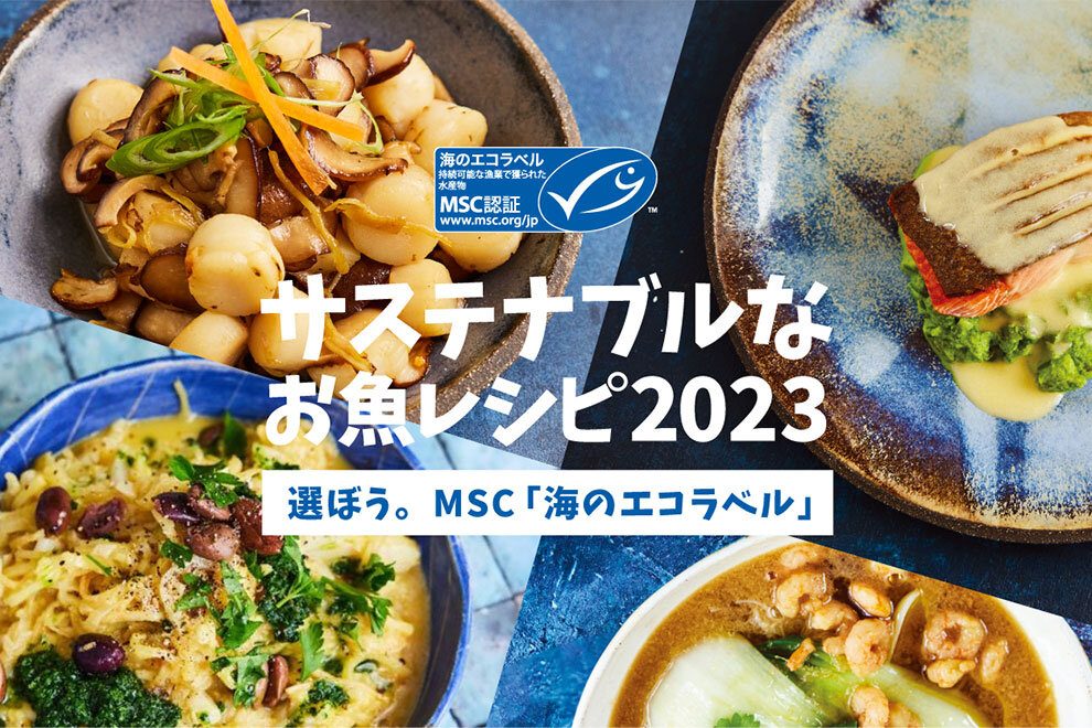  MSCが「サステナブルなお魚レシピ 2023」キャンペーンを開催中