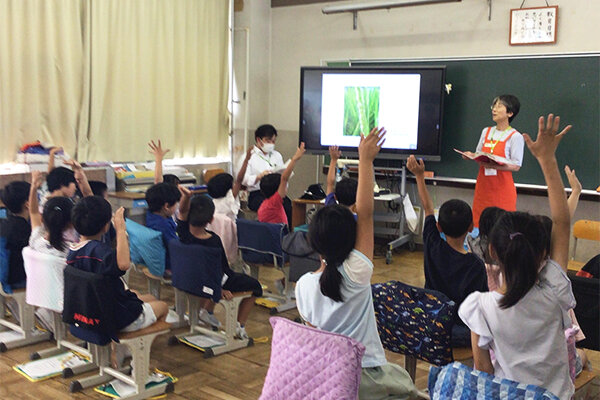 葛飾区立木根川小学校にて「早寝、早起き、朝ごはん」の出前授業を実施しました！