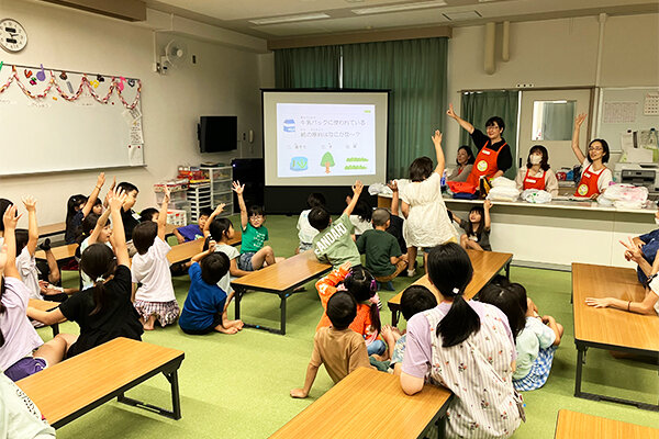 リサイクルの学習の様子