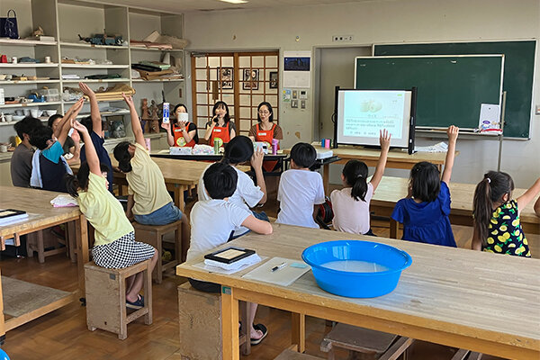  「リサイクルを学ぼう」講座の様子