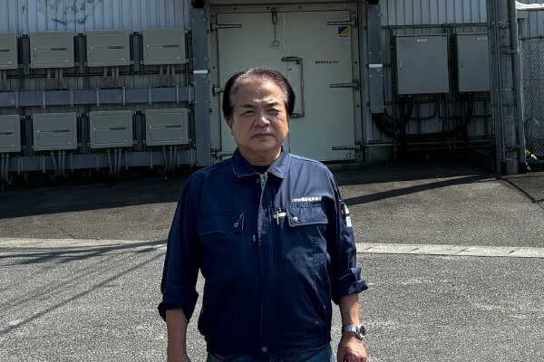 いわき菌床椎茸組合 専務理事 松本さん