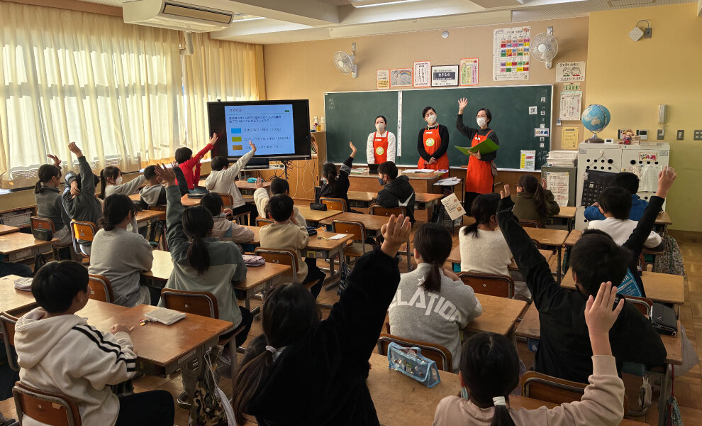 熊谷市立石原小学校にて出前講座「もったいないを考えよう」を実施しました