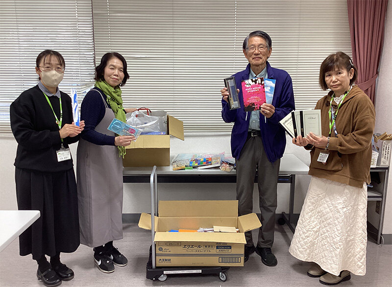 寄贈の様子