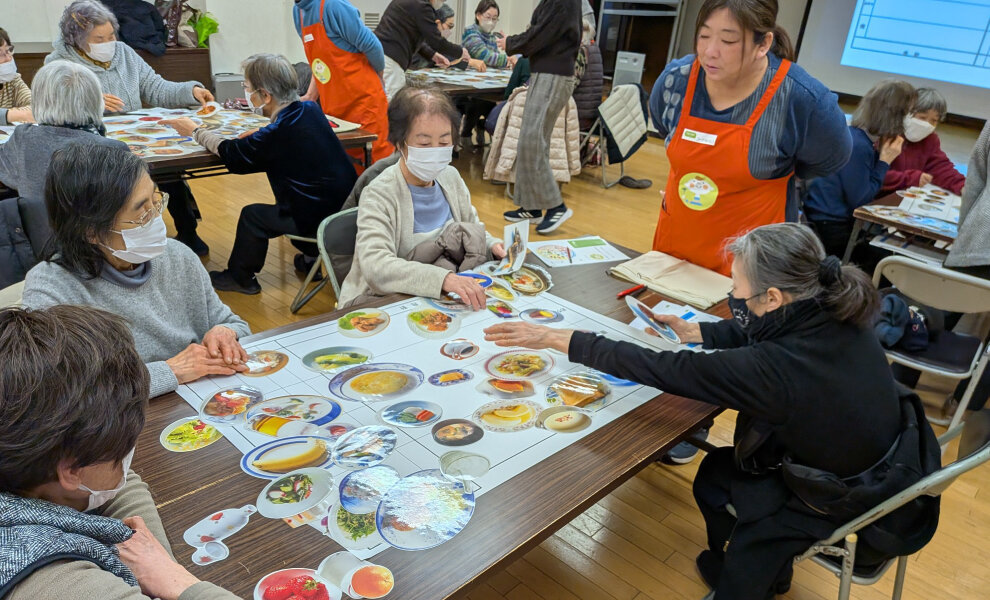 地域包括支援センター つつじの郷(朝霞市弁財市民センター)にて出前講座「食事バランスとフレイル予防」を実施しました