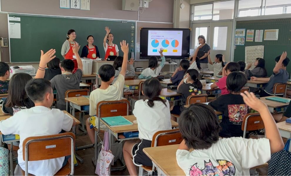 熊谷市立成田星宮小学校にて出前授業「もったいないを考えよう」を実施しました