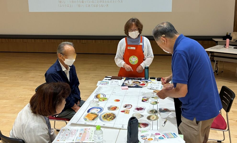 白岡市教育委員会教育部生涯学習課（白岡市生涯学習センター）にて出前授業「食事バランスとフレイル予防」を実施しました