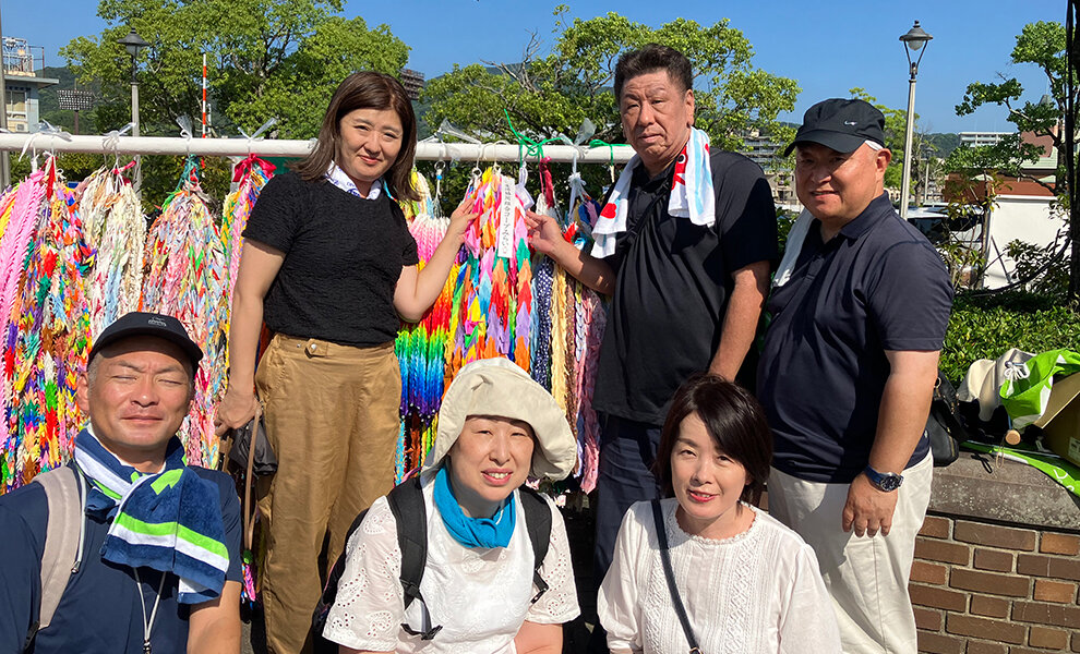 ナガサキ平和の旅において旅参加者が「ナガサキ平和祈念式典」に参列しました