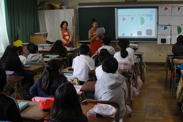 東京都内の小学校へ「食」をテーマとした出前授業を実施しました（11・12月）