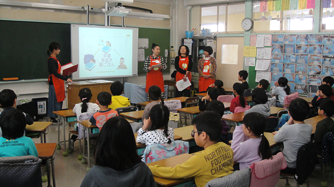 東京都内の小学校へ「食」をテーマとした出前授業を実施しました（1月・2月）